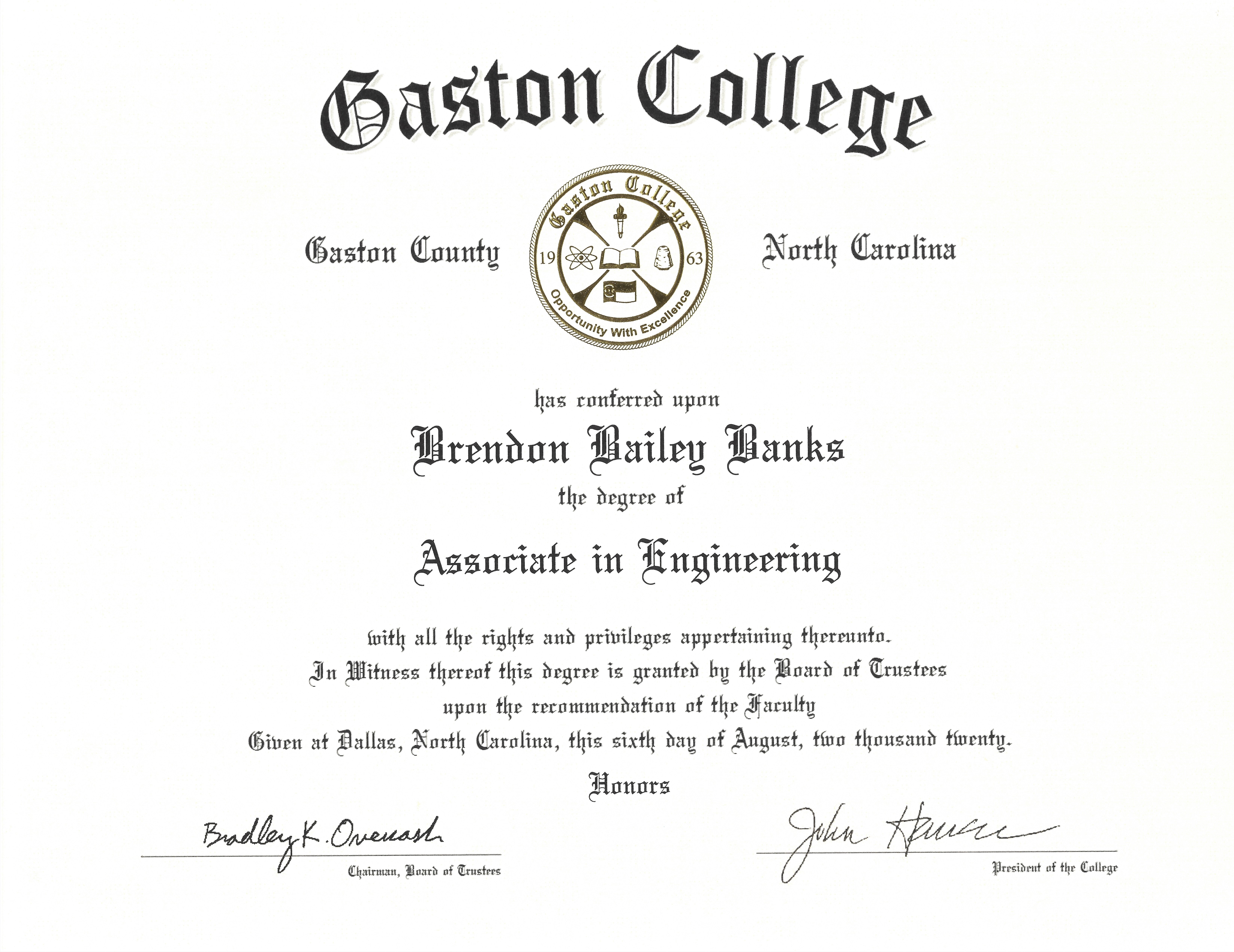 AE Diploma